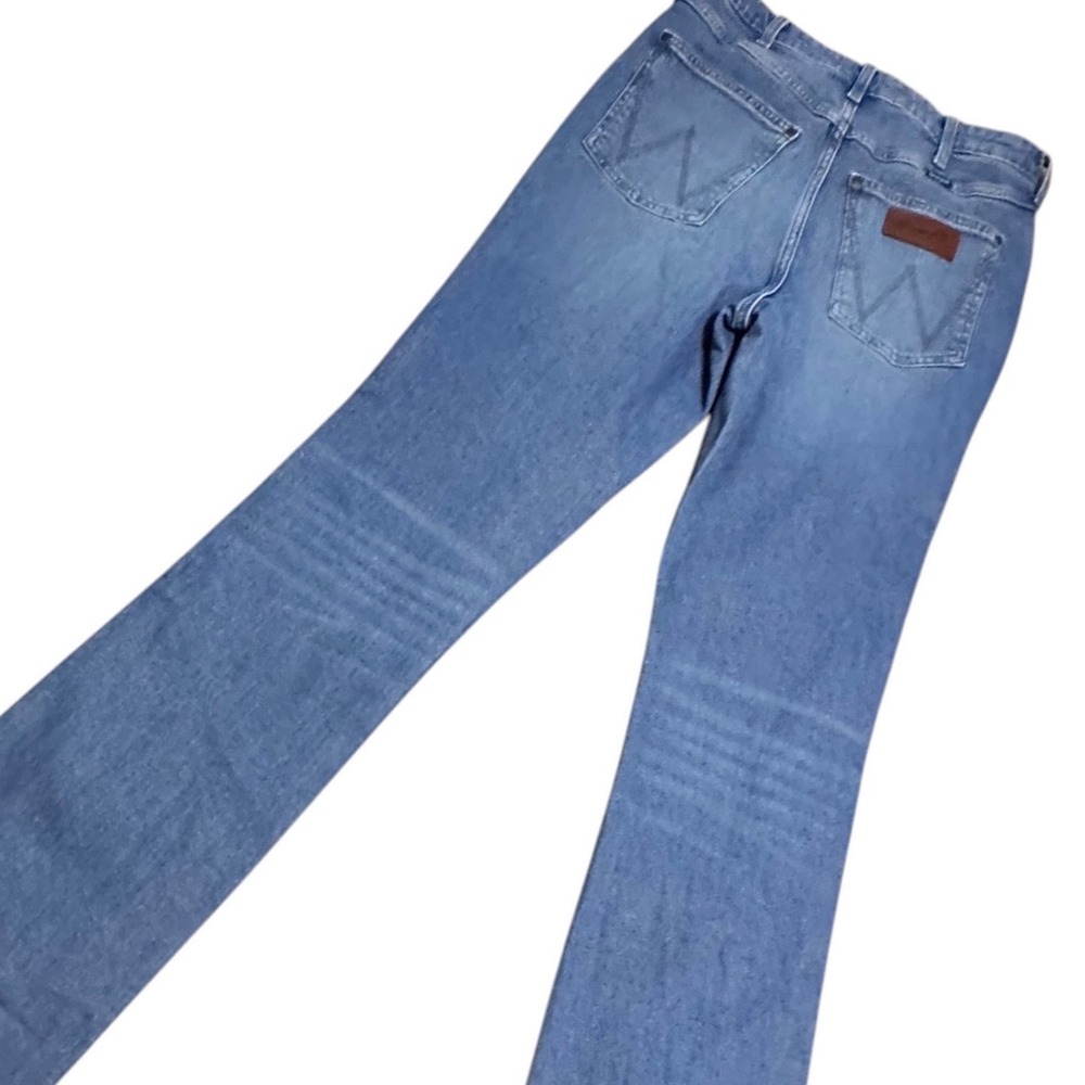 Wrangler Retro Jeans Womens 31 Blue Excellent High Rise Bootcut Cowgirl Western